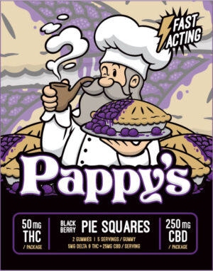 Blackberry Pie Gummies 50mg THC + 250mg CBD