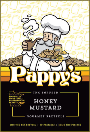 Pappy's Honey Mustard Pretzels 50mg THC